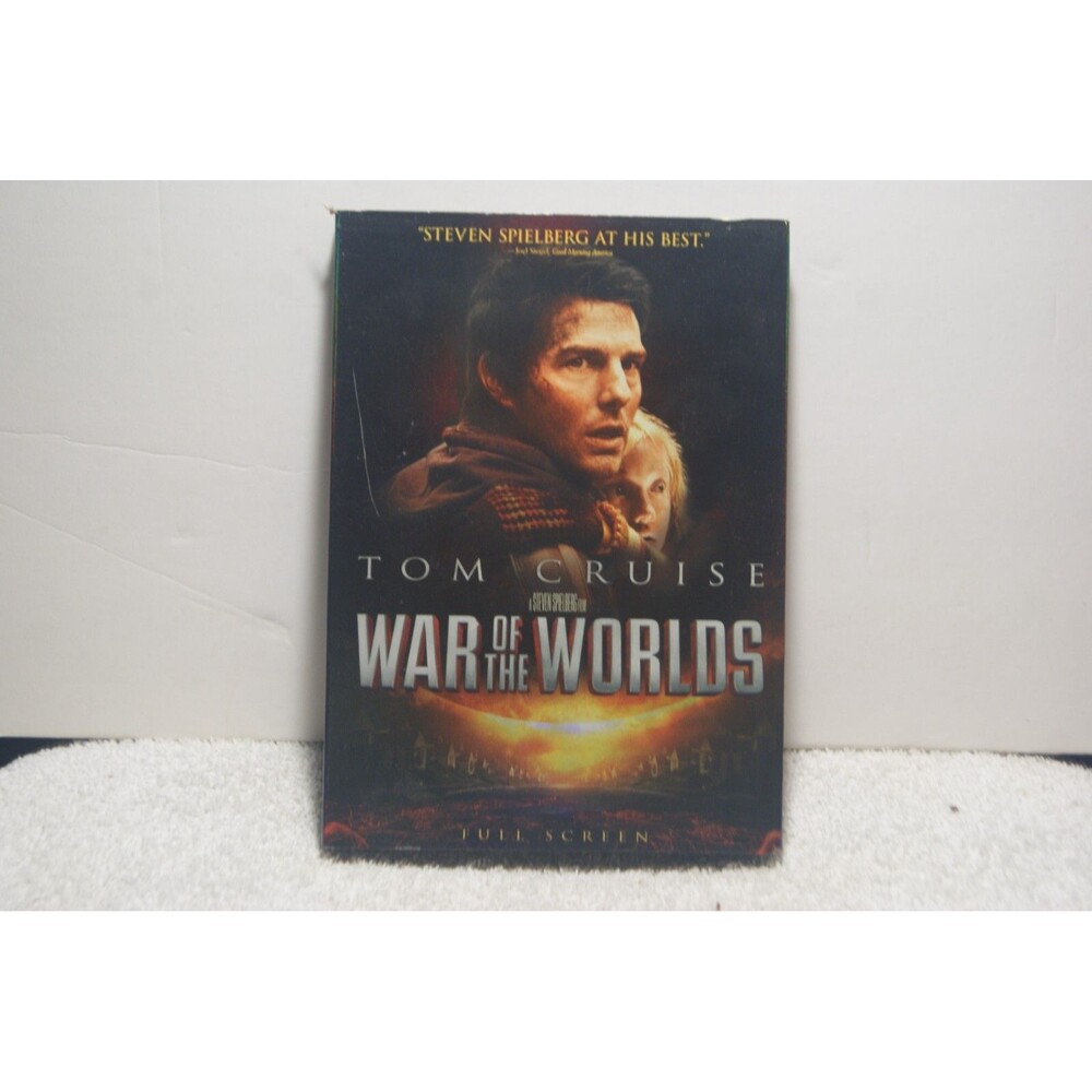 War of the Worlds (DVD, 2005, Widescreen) W/Slipcover Tom Cruise Alien Invasion